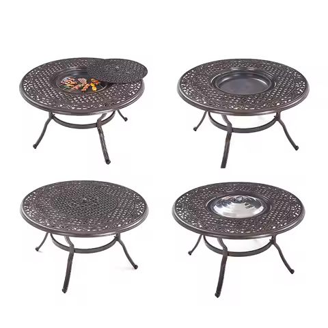 Korean Grill Table Charcoal Bbq Table Top and Chair Korean Bbq Grill Restaurant Outdoor Charcoal Cas