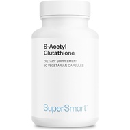 Supersmart S-Glutathione 300mg per Day (High Absorption) - Stable Form of L-Glutathione Tripeptide -