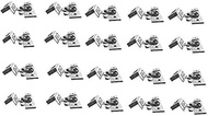1-1/4" Overlay Soft Close Blum B039C355B.20 Cabinet Hinge, Nickel Plated Steel, Felt bumpers and Instructions (20 Pack) WITH INSTALLATION SCREWS