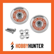 Tamiya Mini 4WD [95643] 40th Anniversary HG 19mm Aluminum Ball - Race Rollers (Ringless)