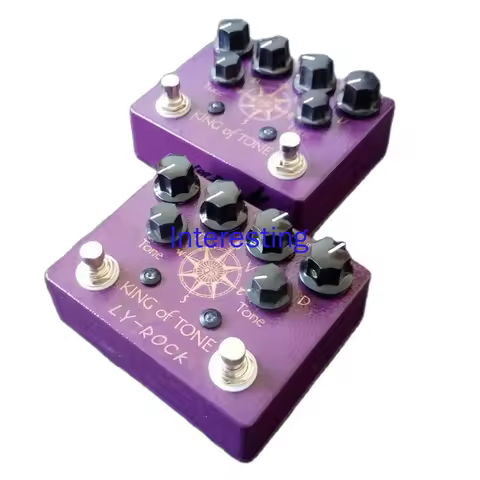 LYR Pedal (LY-ROCK),Guitar OVERDRIVE Effect Pedal, LY-ROCK King Of Tone Overload Monoblock Effect V4