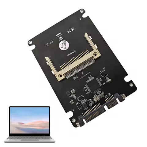 CF 50Pin To 2.5 SATA 22Pin Hard Drive Converter Support CF I CF II CF To 2.5/3.5inch SATA Adapter Co