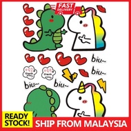 Biu Biu Car Dinosaur Safety Car Sticker Suitable Window High Quality Light/Night Reflective Safety W