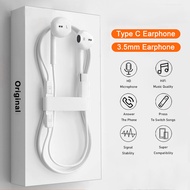 Original Type C Wired Headphone For Xiaomi Mi 14 13 12 Pro Ultra Lite 3.5MM Earphone Redmi Poco Huaw