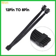 Won for RTX3070 3080 3090 New Graphics Card Dual 8pin to Small 12Pin Power Adapter Cable 20CM 7 87in