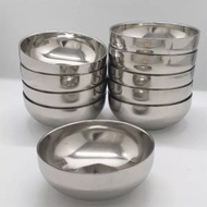 2-layer stainless steel bowl - plain stainless steel bowl - stainless steel bowl - stainless steel b