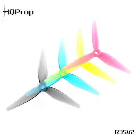 6Pairs HQProp 5135 V2 Propeller R35 5.1inch Props HQ 5.1X3.5X3 3-Blade FreeStyle For RC DIY FPV Raci