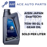 Aisin GearTech+ 75W-90 GL-5 Gear Oil 1 Liter
