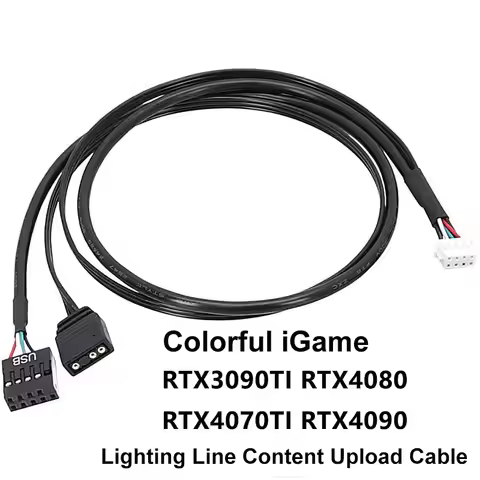 Colorful iGame Sync RGB Cable RTX3090TI RTX4080 RTX4070TI Light Content Upload Cable Content