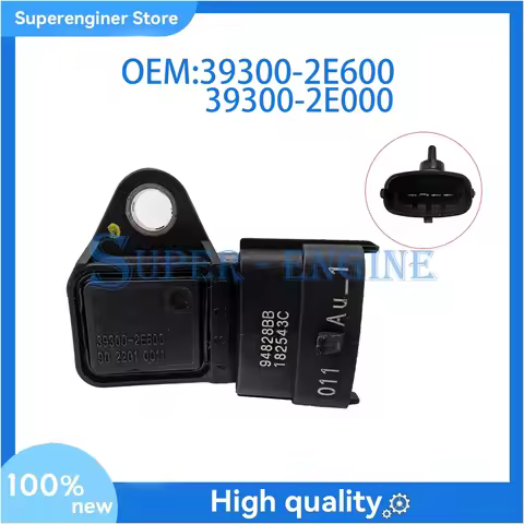 39300-2E600 39300-2E000 Intake Pressure MAP Sensor for HYUNDAI Niro Plastic Metal Black 393002E600 3