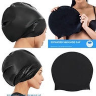 Shwnee Unisex Swim Cap Silicone Swimming Cap Water Resistant Swim Hat Beach Surfing Hat
