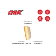OSK AIR FILTER FOR NISSAN NV200 VAN, TIIDA 1.5L 16546-BN701