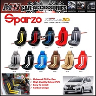 Sparzo Kevlar Carbon 3D Seat Cover For Proton Ertiga