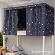 (Tặng dây treo) Rèm giường kí túc xá sinh viên  rèm màn giường nhiều màu sắc  kích thước 2m*1m15