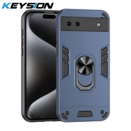 Keysion Ốp điện thoại chống sốc trường hợp đối với Google Pixel 6A silicon mềm + Camera cho PC khung