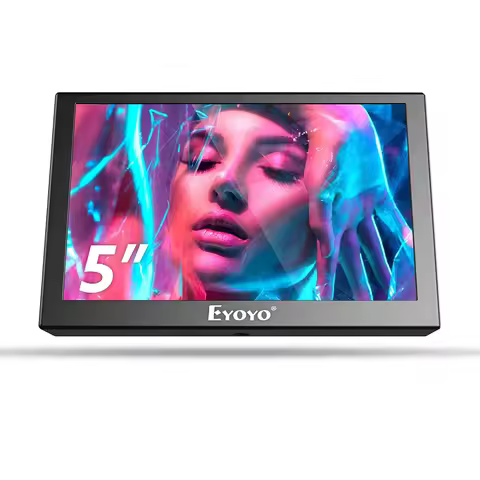 Eyoyo Portable External Monitor 5/7/8 Inches Mini LCD Screen TFT Panel with HDMI AV VGA Port For DVD