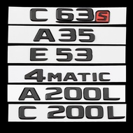 Suitable for Mercedes-Benz C200L C63S C43 GLC43 GLC63 E63S E43 GLA45 Rear Tail Logo Car Logo