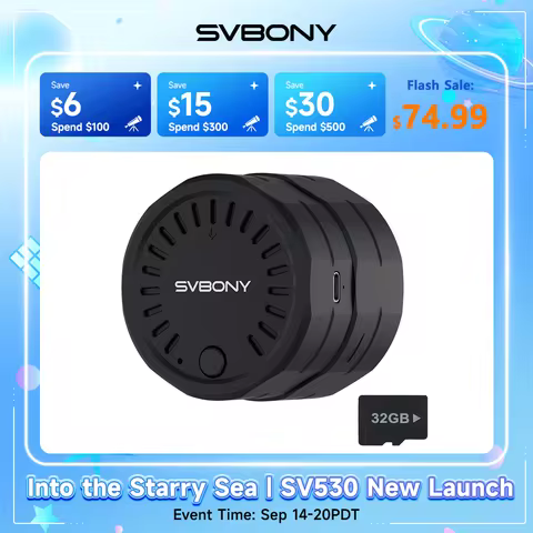 Svbony SC002 WiFi Camera, Digiscoping Camera Compatible with SV28 SV41 Pro Spotting Scope SV202 Bino