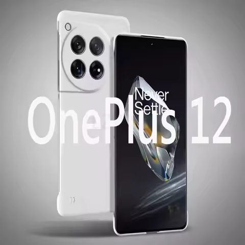 Frameless Slim Skin Matte Hard Back Cover Case On For OnePlus 12 One Plus 12 OnePlus12 5G ShockProof