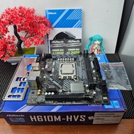 Used Asrock H610M-HVS LGA1700 DDR4 Motherboard, Second Hand, Normal, No Minus