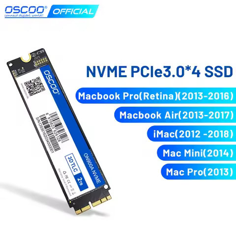 SSD For Macbook 512GB 1TB 2013 2014 2015 Pro Retina A1502 A1398 iMac A1418 A1419 SSD Macbook Air A14