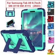 Case Compatible For Samsung Tab A9 8.7inch SM-X110 SM-X115 2023 Tablet Kids child safety strap Shock