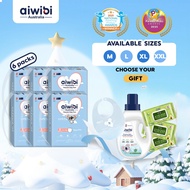 (1 carton)Aiwibi Comfy Dry Premium diaper pants, Breathable Diaper pants, Ultra-thin, Soft diapers M
