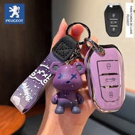 PEUGEOT Suitable for PEUGEOT Car Key Cover Cover Suitable for PEUGEOT 208/508/2008/3008/Citroen