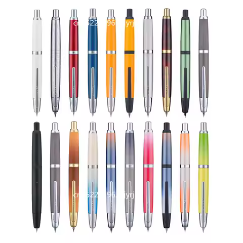 Jinhao 10 Press Retractable Fountain Pen Fine Nib with Converter Writing Gift Pen