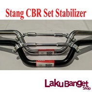 Stang Stir Setir Fatbar Cbr Crom Set Stabilizer Crom Gl Cb Mp Tiger King