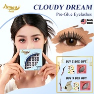 Bulu Mata [Free Golden Tweezer] Lumen Lash # Cloudy Dream | Airy Nano Series Eyelash Glue Free | 13m