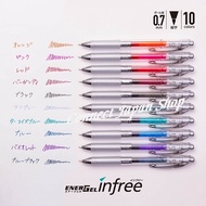 Pentel ENERGEL infree Ballpoint pen 0.7mm Choose from 10 Colors BLN77TL Shipping from Japan