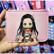 Anime Ezlink Card Holder Coin Pouch Coin Purse Wallet Keychain Demon Slayer One Piece