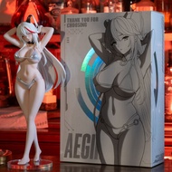 Bandai | Azur Lane Agir 28cm  Bikini Swimsuit Anime Girl Figure Boxed Collectible Desktop Chassis Or