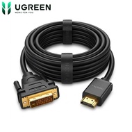 Ugreen 24+1 HDMI to DVI Converter Cable - Supports FullHD 1080p - Two-Way Transmission