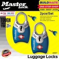 MASTER LOCK TSA Key Alike Padlock 4689T 2 pcs x 25mm RANDOM COLOR AUTHENTIC •BUILDMATE•