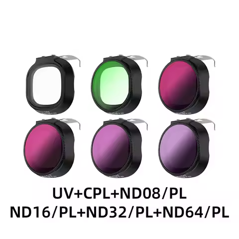 Lens Filter Set for DJI Neo2 Drone ND Filter Kit ND8 ND16 ND32 CPL UV Filter Camera Anti-glare Filte