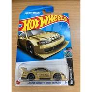 Hot Wheels Nissan Silvia LBWK Gold Gold