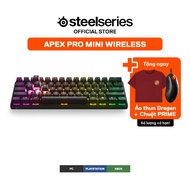 SteelSeries Apex Pro Mini Wireless 60% Wireless gaming keyboard compact size
