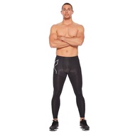 [2XU Australia] Men's Intermediate Sports Cool Compression Trousers 2XMA6529BBLKSRF Black/Reflective