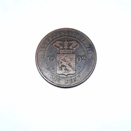 Uang Koin Kuno Nederlandsch Indie 2.5 Cent 1902