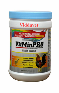 Battlecock VitMinPRO Water Soluble Electrolytes Powder 1kg Multivitamins with Probiotic for Animals 