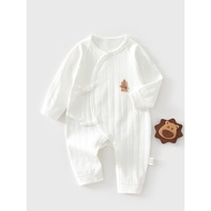 1688 Newborn Baby June Spring Autumn Pure Cotton Class a Boneless Close-Fitting Romper June Newborn 