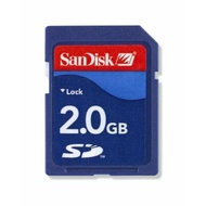 Sandisk 2GB SD Memory Card for Nintendo 3ds Wii Cameras Nikon Canon