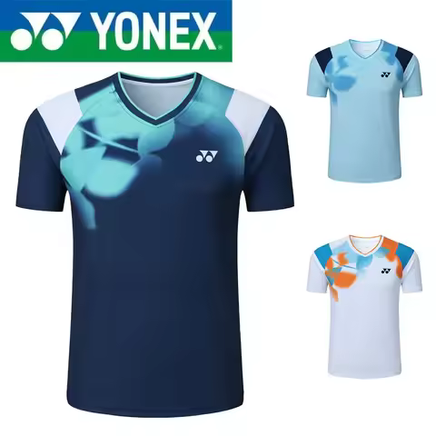 YONEX Badminton Short Sleeve Moisture-Wicking Breathable Training Sports Sweat-Absorbing Competition