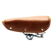 Retro Bicycle Saddle PU Leather Cycling Saddle Vintage Seat Custion Road Bike Saddle Classical Bike 