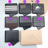 73629 1941 24655 74974 29315 24655 22534 ** Leather Litchi Tattoo Cowhide Men's Short Badge Wallet