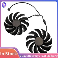 88mm GPU Cooler Graphics Card Fan for REDEON AORUS RX580/570  GV-RX570 AORUS GV-RX580AORUS(2 PCS)