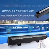 3D Dynamic Water Pattern Light Waterproof Outdoor/Indoor IP65 Decorative Lamp for /Bars/Living Room/