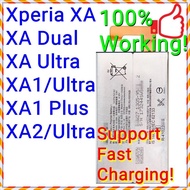(Support Fast Charging) NEW ORI Long Lasting Stable Battery for Sony Xperia XA Dual XA1 Plus XA2 Ult